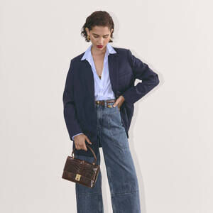 Everlane Women's Way-High® Gardener Cropped Jean in Diamond Stone, Size 26